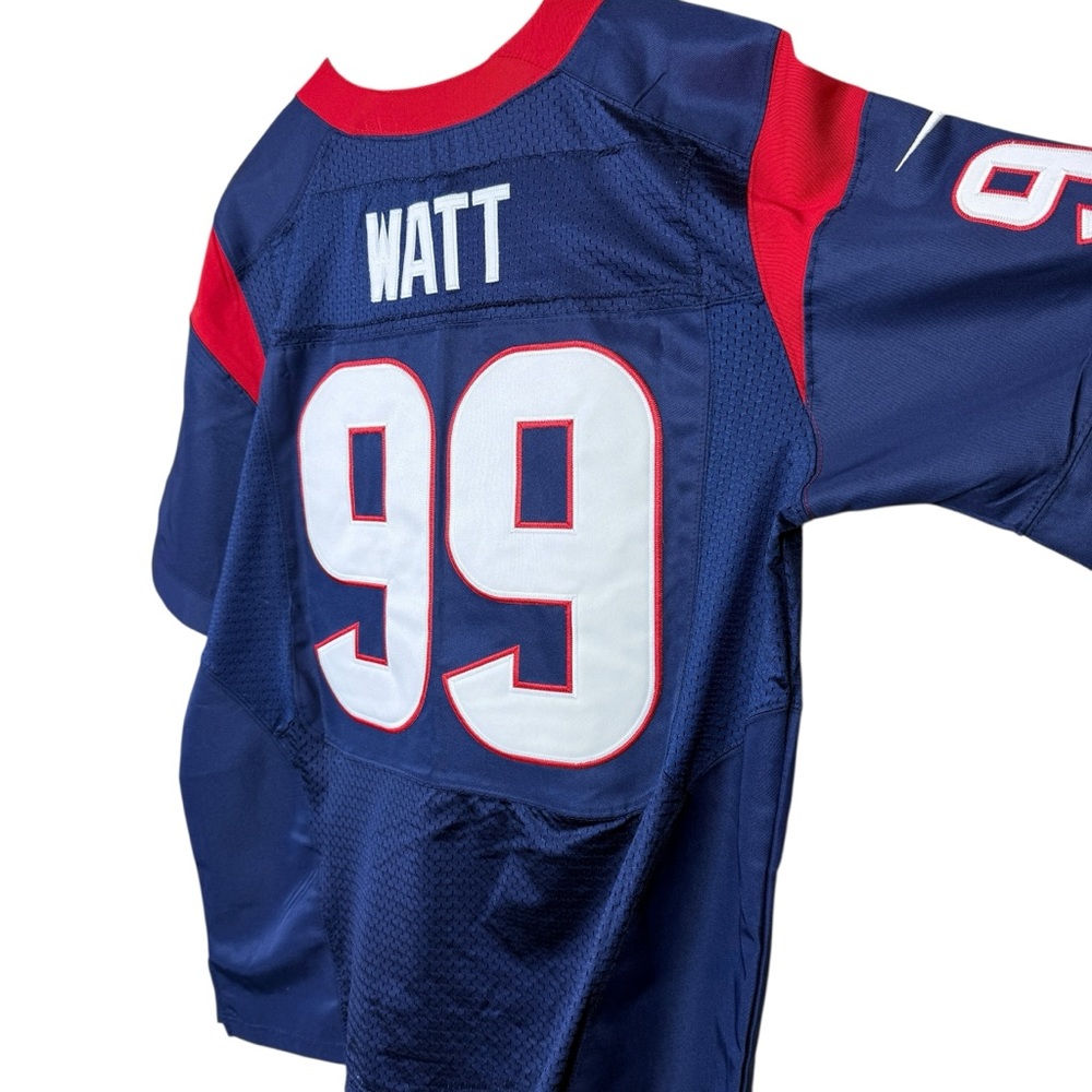 Houston Texans Jersey XL Blue JJ Watt #99 NFL Football Nike OnField Size 44 NWT - Picture 9 of 11